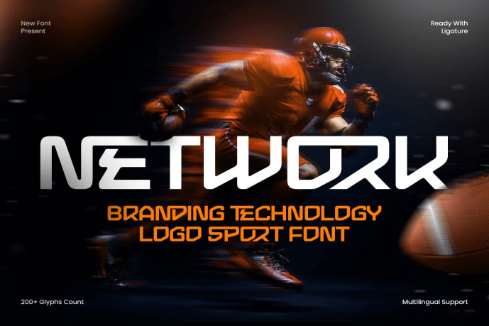 Network Display Font - Free Font