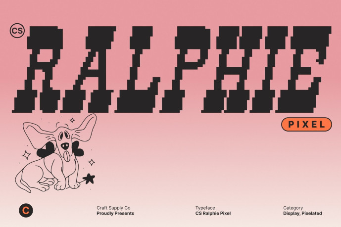Ralphie Pixel Font - Free Font