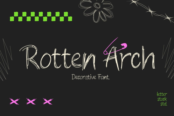 Rotten Arch Font - Free Font