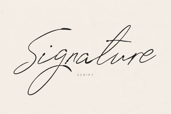 Signature Writing Font Signature Handwriting Font - Free Font