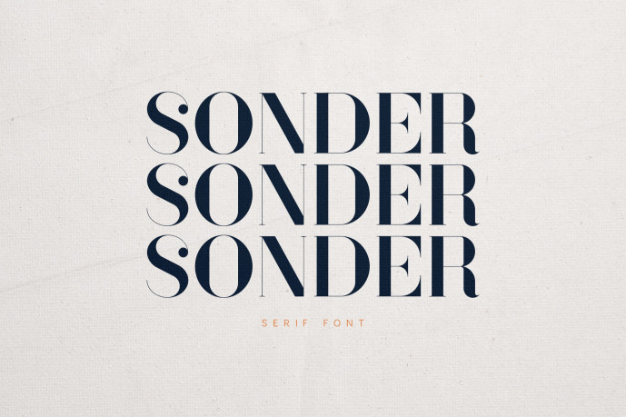 Sonder Serif Font - Free Font