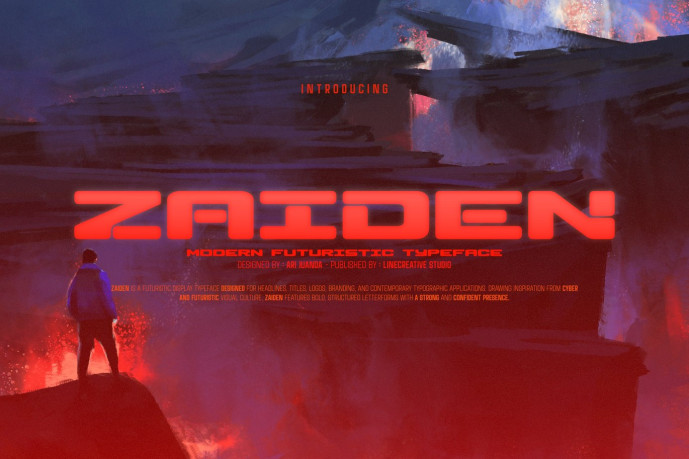 Zaiden Rope Zaiden Font - Free Font