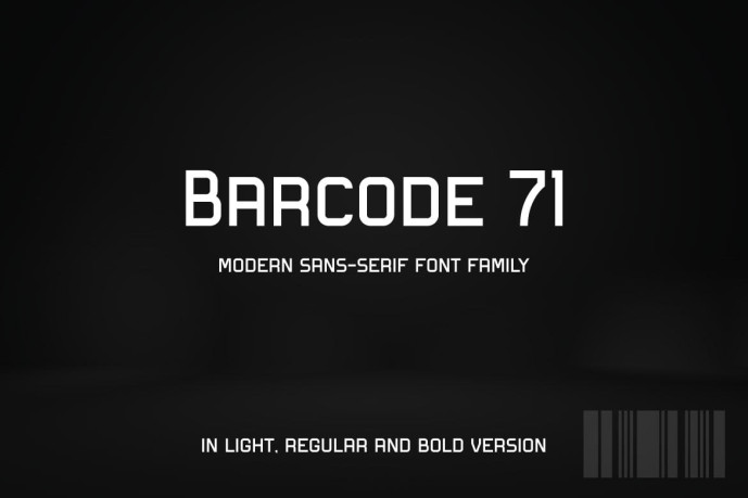 Barcode 71 Font - Free Font
