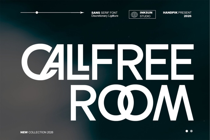 Room 9 Lettering Design Call Free Room Font - Free Font