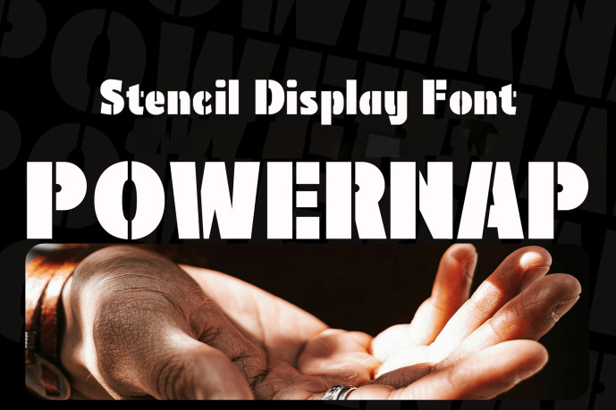 Powernap Lettering Powernap Font - Free Font