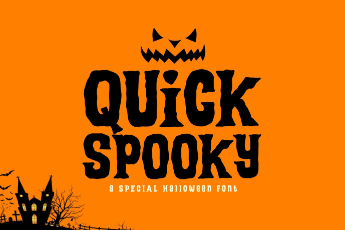 Spooky Script 1 Quick Spooky Font - Free Font