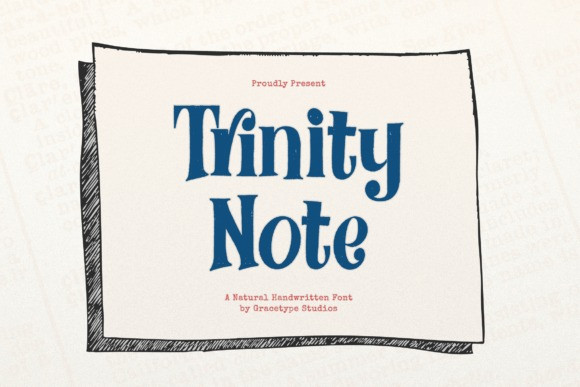 Trinity Note Font - Free Font