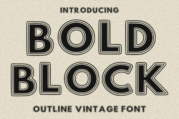 Bold Block Display Font - Free Font