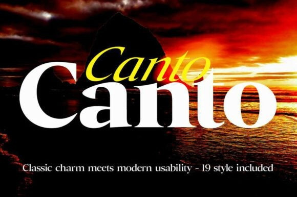 Canto Font - Free Font