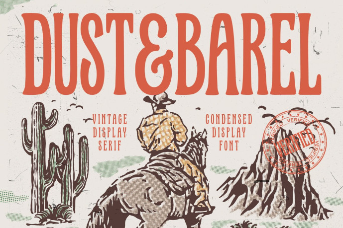 Barrell Script Font Dust & Barrel Font - Free Font
