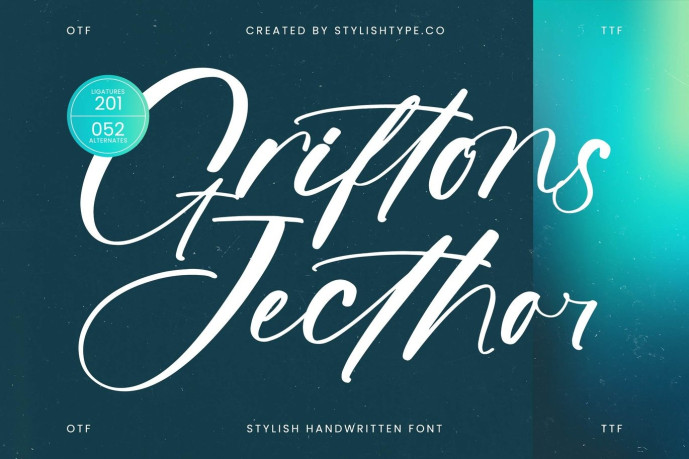 Griftons Jector Script Font - Free Font
