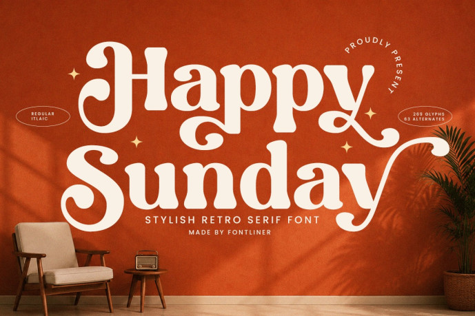 Happy Sunday Display Font - Free Font