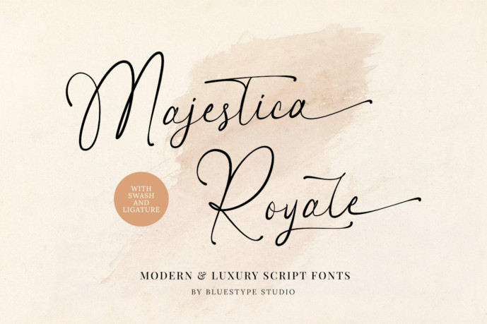 Royal Script Front Majestica Royale Script Font - Free Font