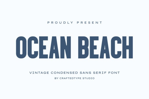Ocean Beach Font - Free Font