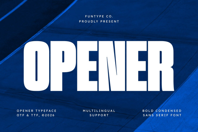 Opener Font - Free Font