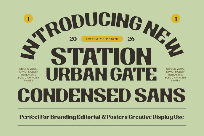 Station Urban Gate Font - Free Font