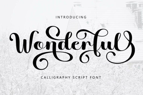 Wonderful Script Wonderful Script Font - Free Font
