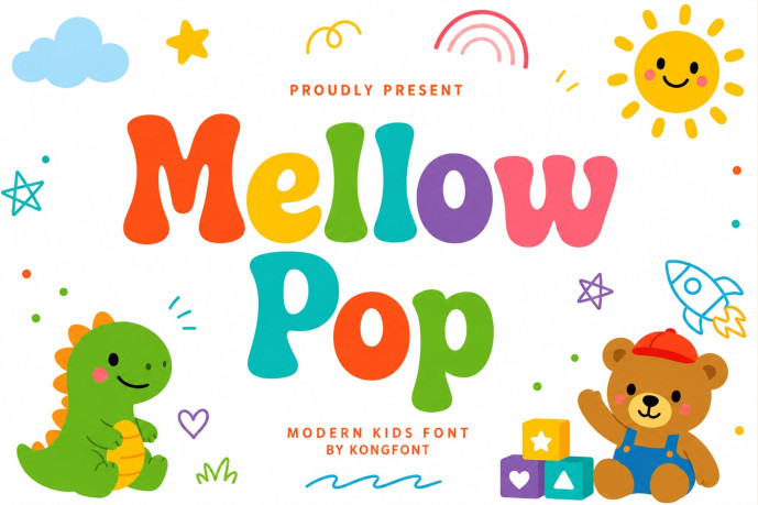 Mellow Pop Display Font - Free Font