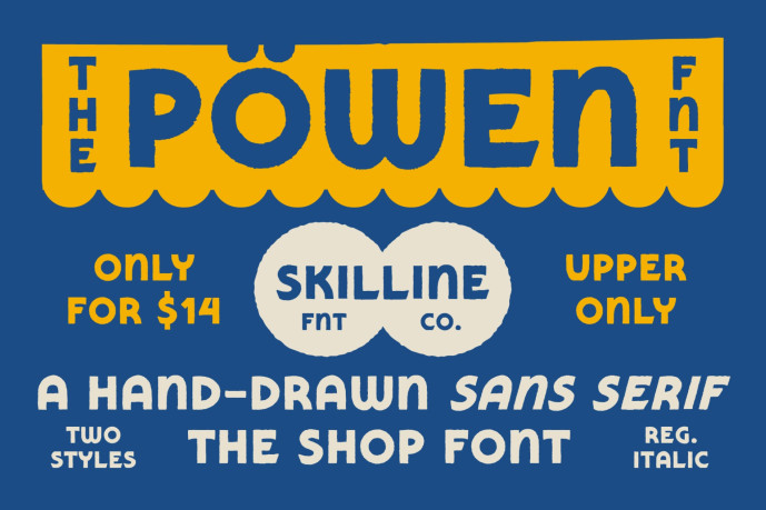 Powen Display Font - Free Font