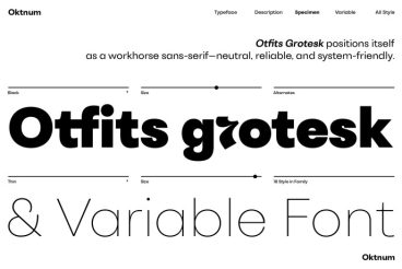 Otfits Grotesk Regular Font